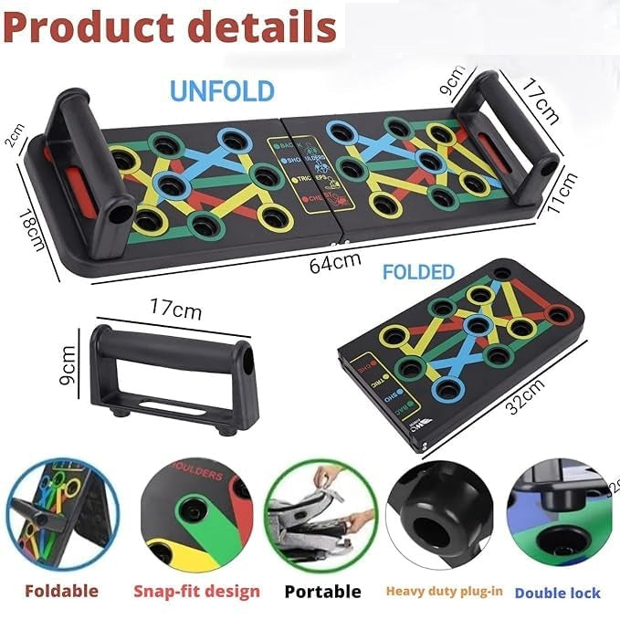 Premium 15 In 1 Pushup Board