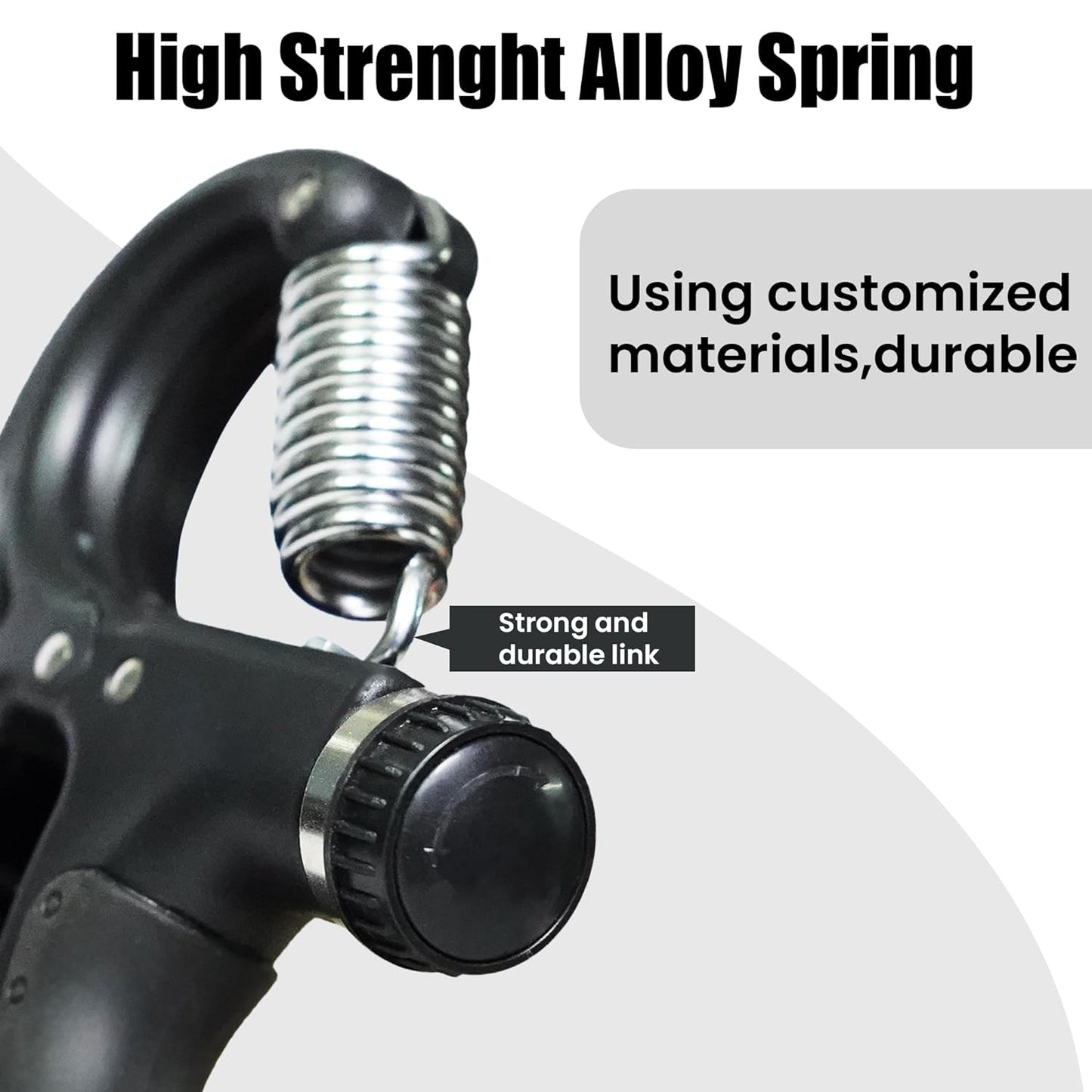 Premium Hand Grip Strengthener with Adjustable Resistance 05 Kg to 60Kg with Auto Rep Counter