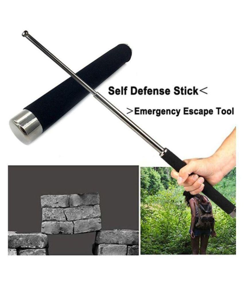 Self Defence Tactical Rod (Heavy Metal and Extendable) with Holder