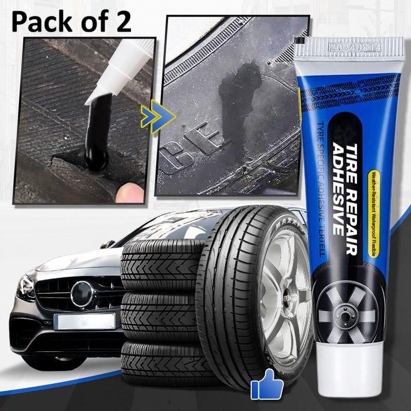 Waterproof Tire Repair Adhesive (Pack of 2)