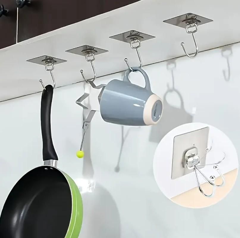 Gold Standard: Premium Stainless Steel Hooks for Elegant Organization