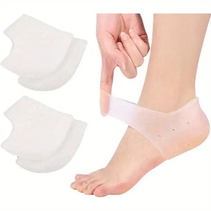 Foot Comfort Bundle: 2 Pair Ankle Support + 1 Pair Heel Protector