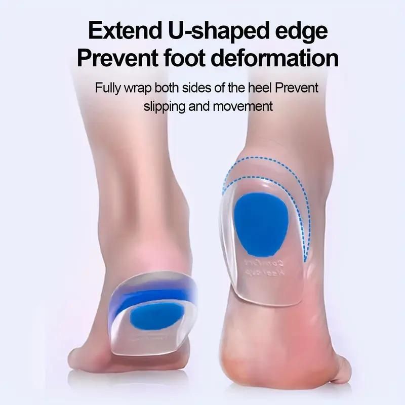 Foot Comfort Bundle: 2 Pair Ankle Support + 1 Pair Heel Protector