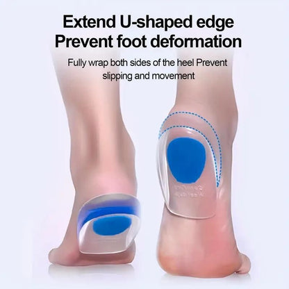 Foot Comfort Bundle: 2 Pair Ankle Support + 1 Pair Heel Protector