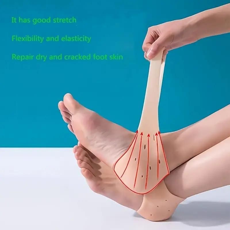 Foot Comfort Bundle: 2 Pair Ankle Support + 1 Pair Heel Protector