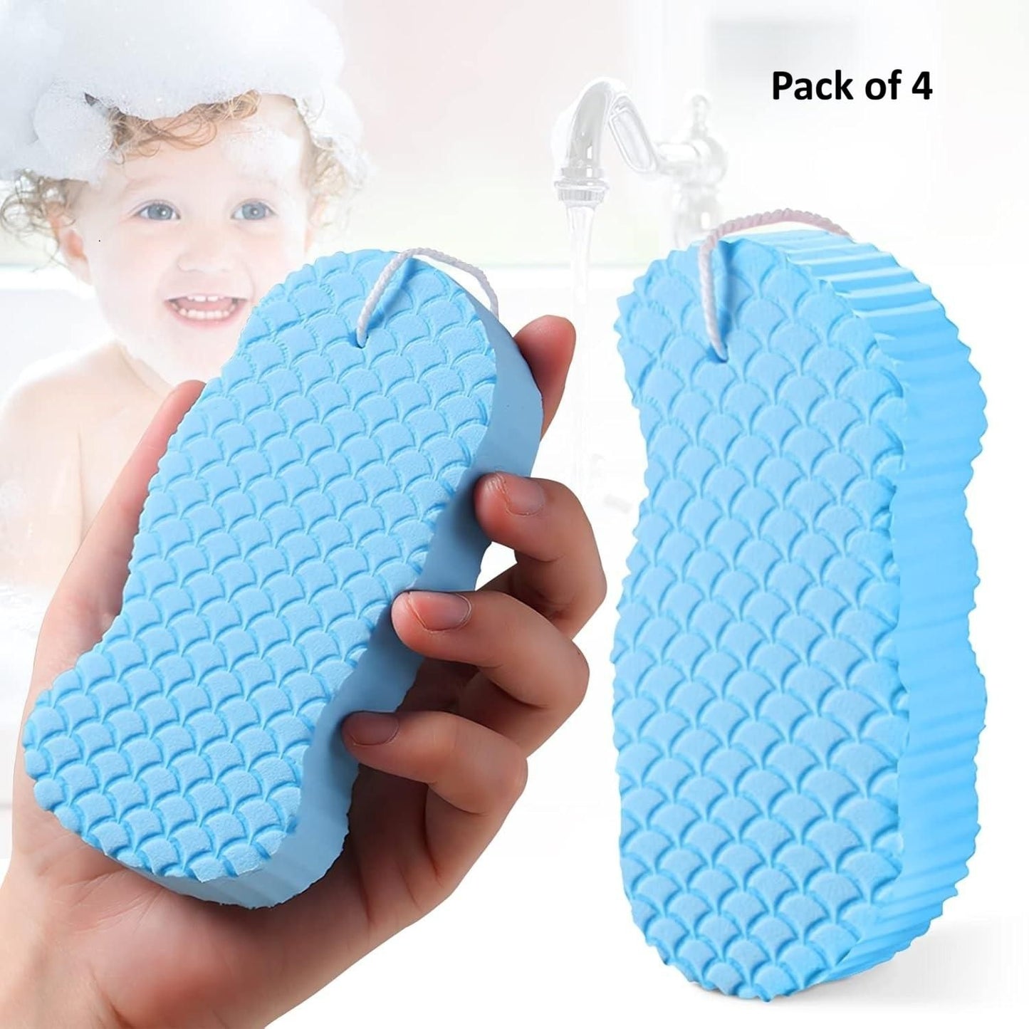 🛁 Kids Magic Bath Sponge - Exfoliating Brush