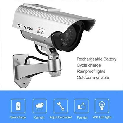 Instant Deterrent: Realistic Dummy Camera with LED