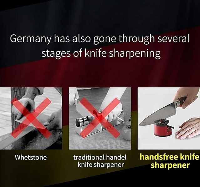 Manual Kitchen Knife Sharpener