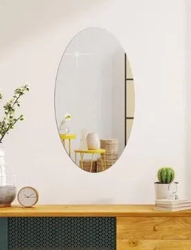Oval Shape Mirror (Pack of 1)